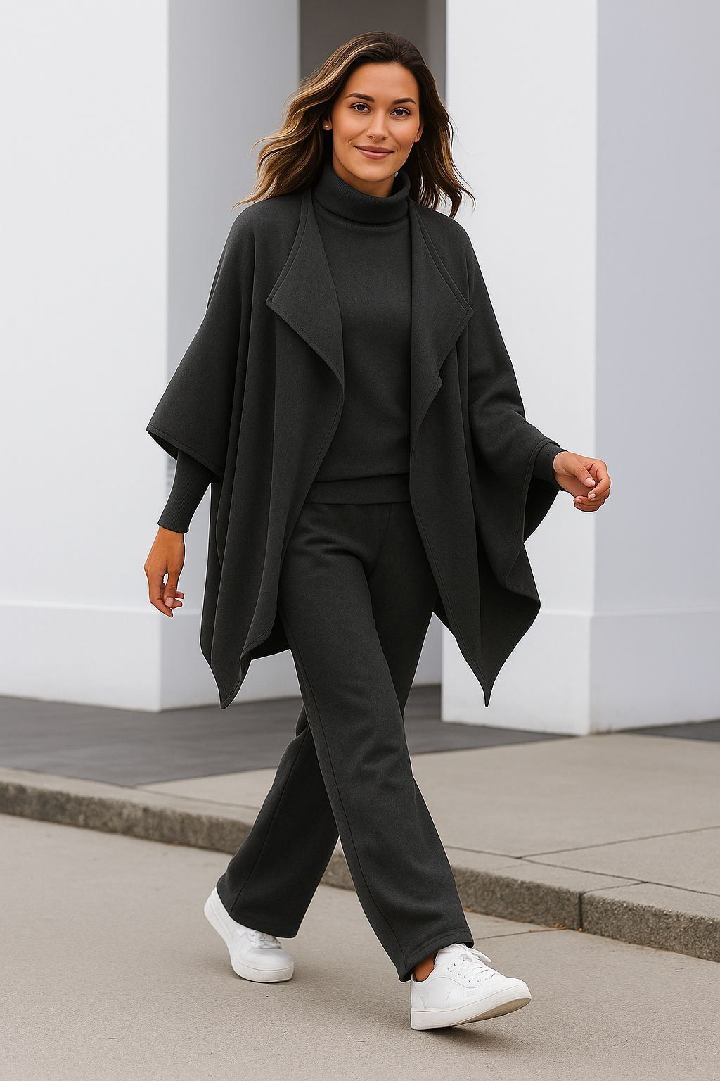 Ensemble gilet, pull et pantalon