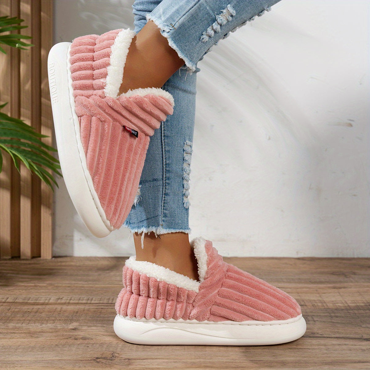 Yves Paris | Chaussons en peluche